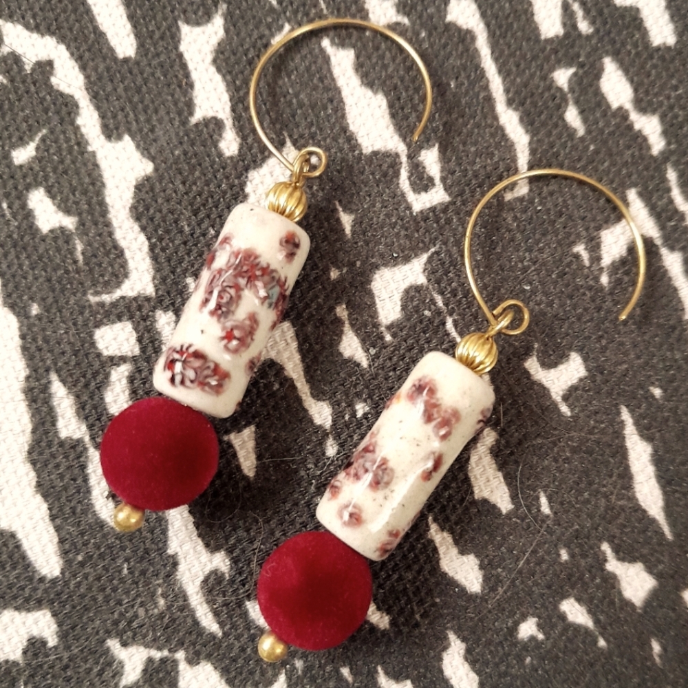 Handmade Textured Dangles